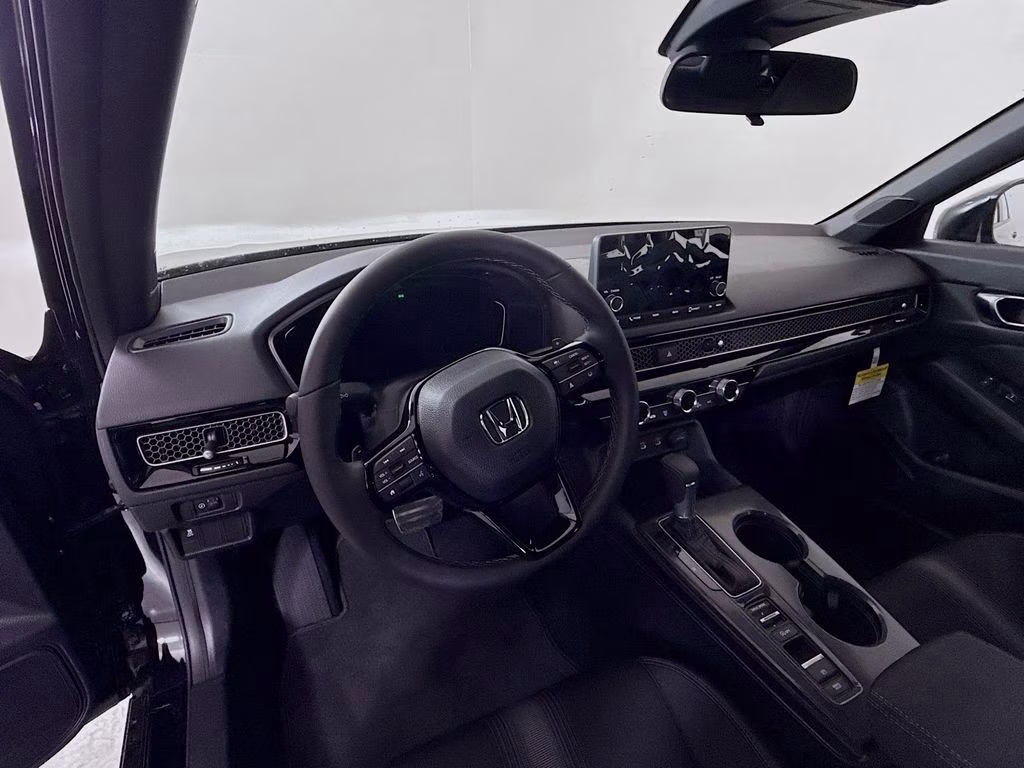 2026 Crystal Black Pearl Honda Civic Sport FWD Hatchback