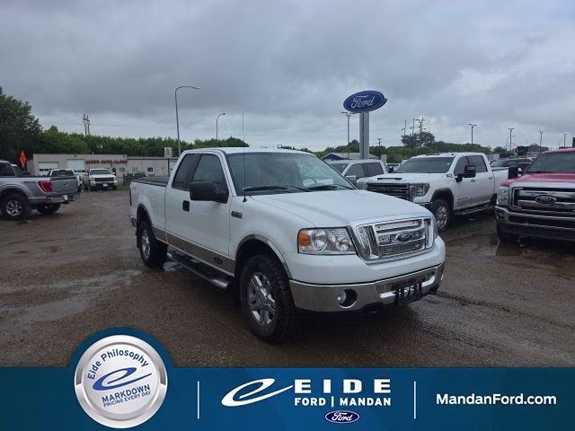 2008 White Ford F-150 XLT 4X4 Truck