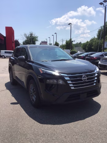 2024 Super Black Nissan Rogue S FWD SUV