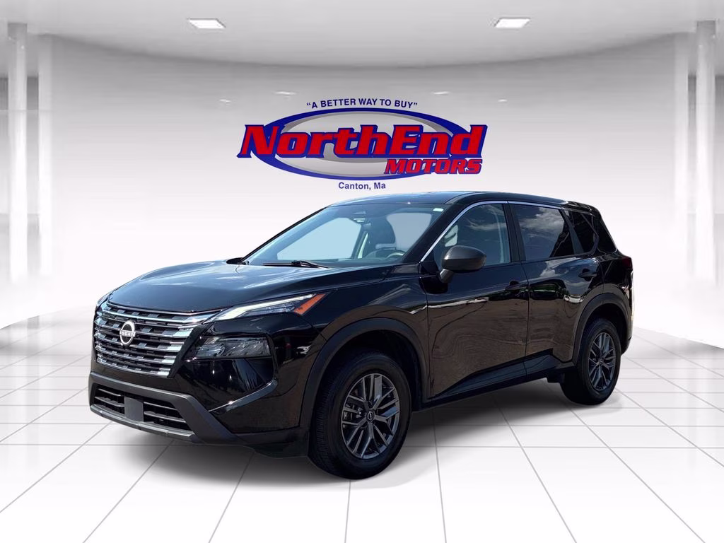 2024 Super Black Nissan Rogue S FWD SUV