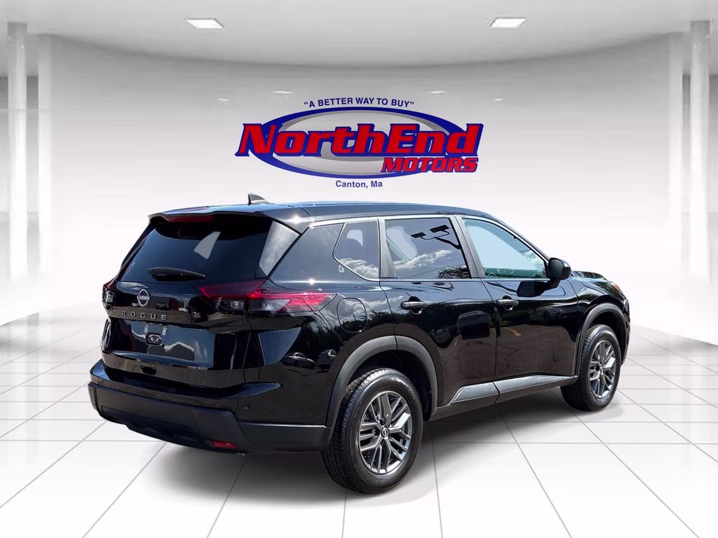 2024 Super Black Nissan Rogue S FWD SUV
