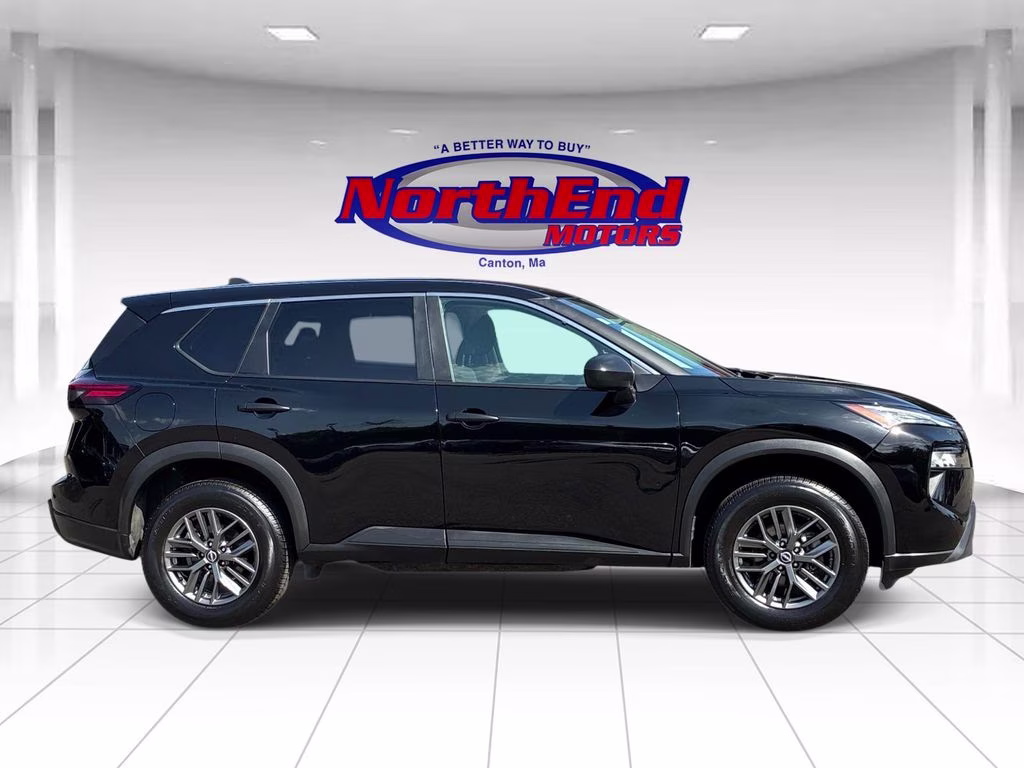 2024 Super Black Nissan Rogue S FWD SUV