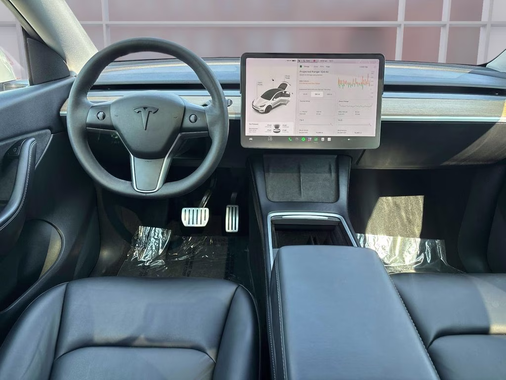 2021 White Tesla Model Y Performance AWD SUV
