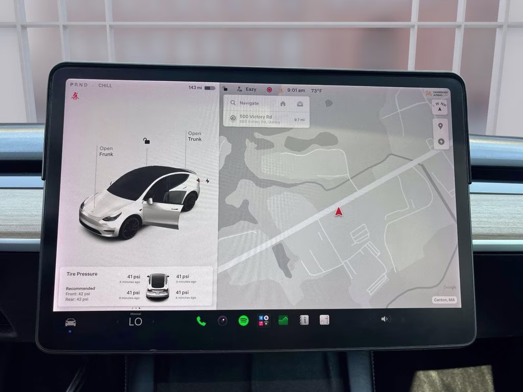 2021 White Tesla Model Y Performance AWD SUV