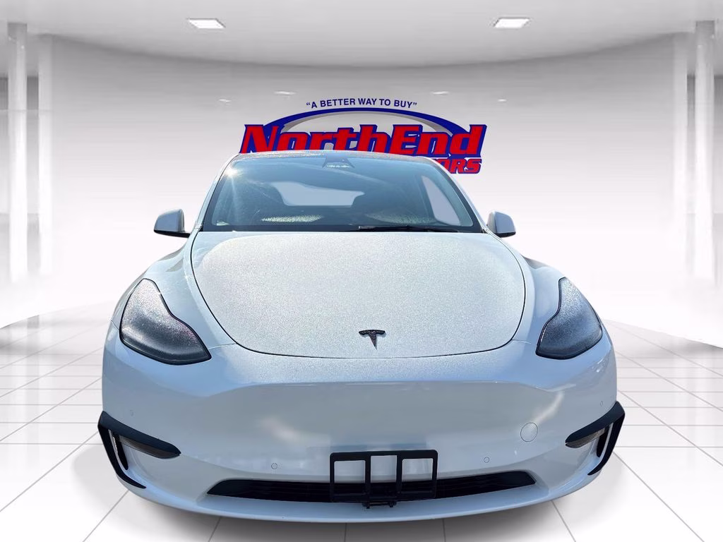 2021 White Tesla Model Y Performance AWD SUV