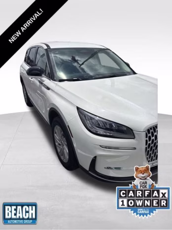 2025 White Metallic Lincoln Corsair Premiere FWD SUV