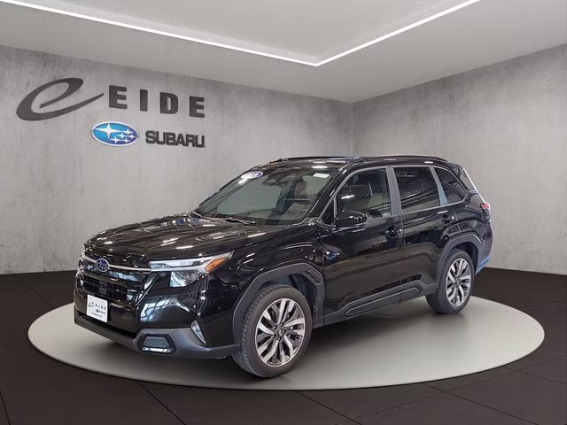 2026 Crystal Black Silica Subaru Forester Touring AWD SUV