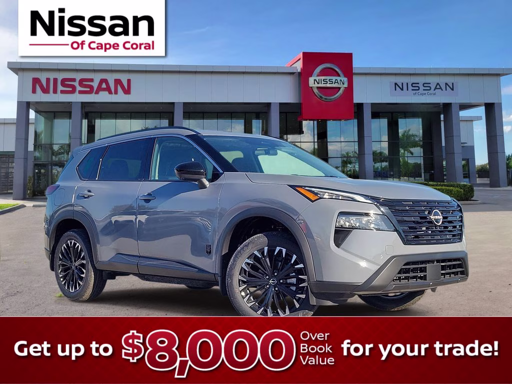 2026 Boulder Gray Pearl Nissan Rogue Dark Armor FWD SUV