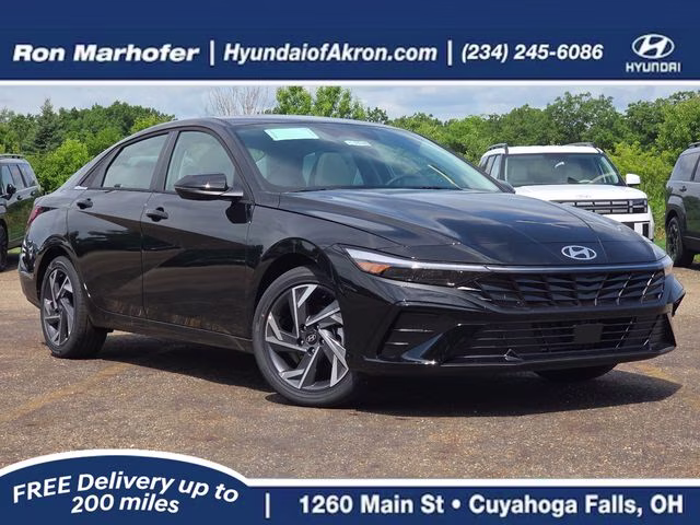2026 Abyss Black Hyundai Elantra Limited FWD Sedan