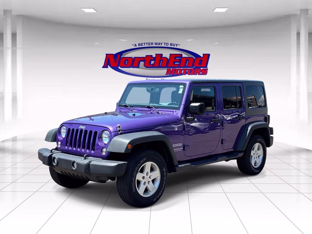 2017 Xtreme Purple Pearlcoat Jeep Wrangler Unlimited Sport 4X4 SUV