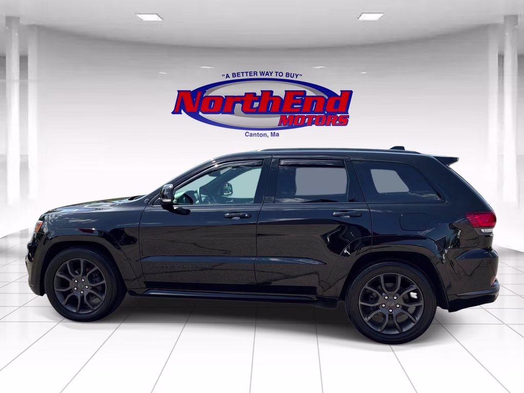 2020 Diamond Black Crystal Pearlcoat Jeep Grand Cherokee Overland 4X4 SUV