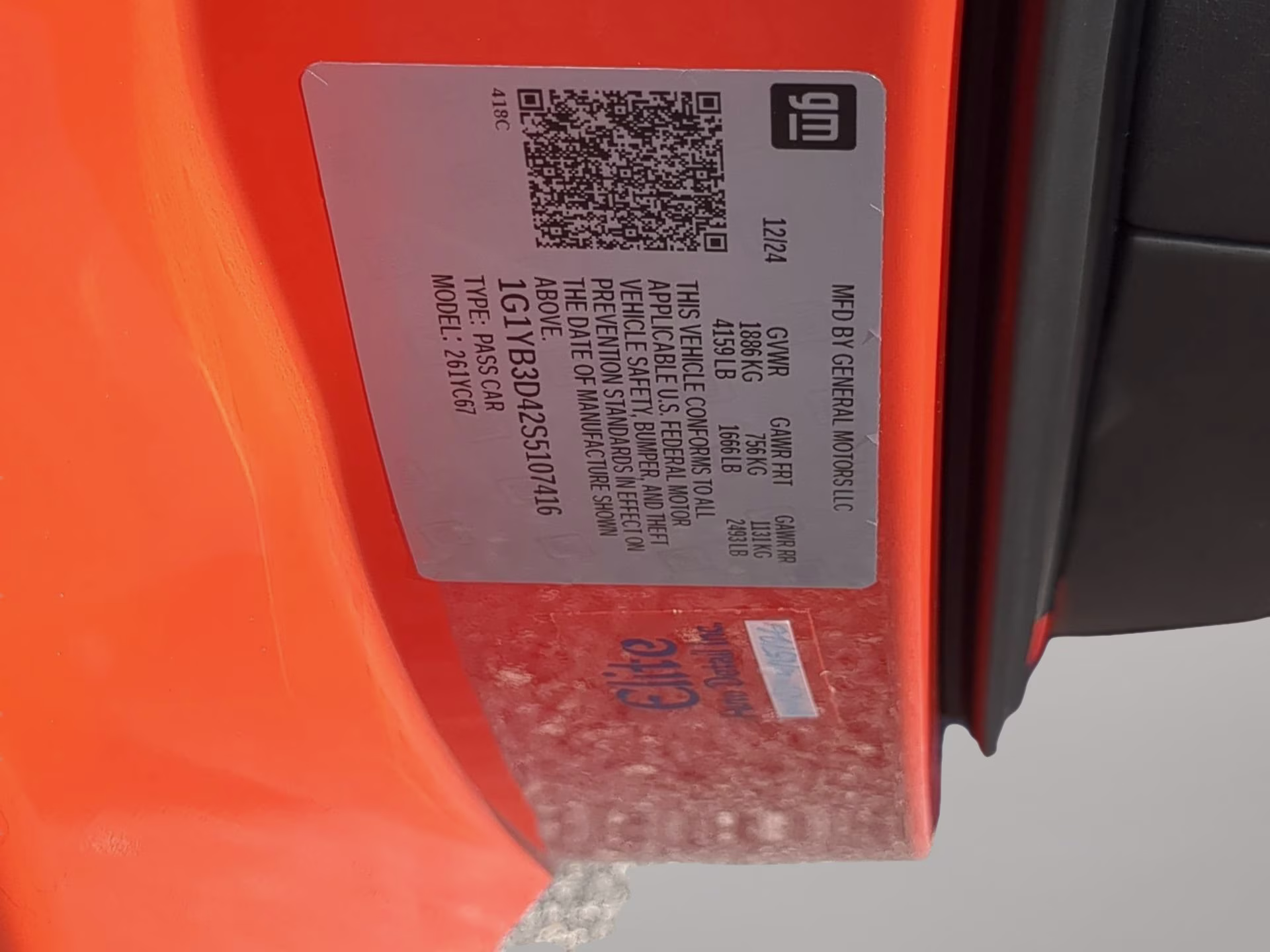 2025 Sebring Orange Tintcoat Chevrolet Corvette 2LT RWD Convertible