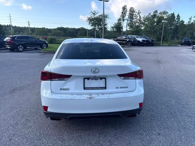2017 Ultra White Lexus IS 200t RWD Sedan