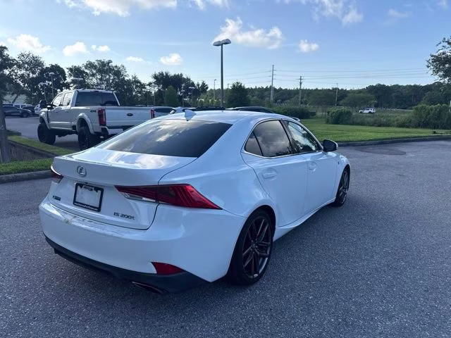 2017 Ultra White Lexus IS 200t RWD Sedan