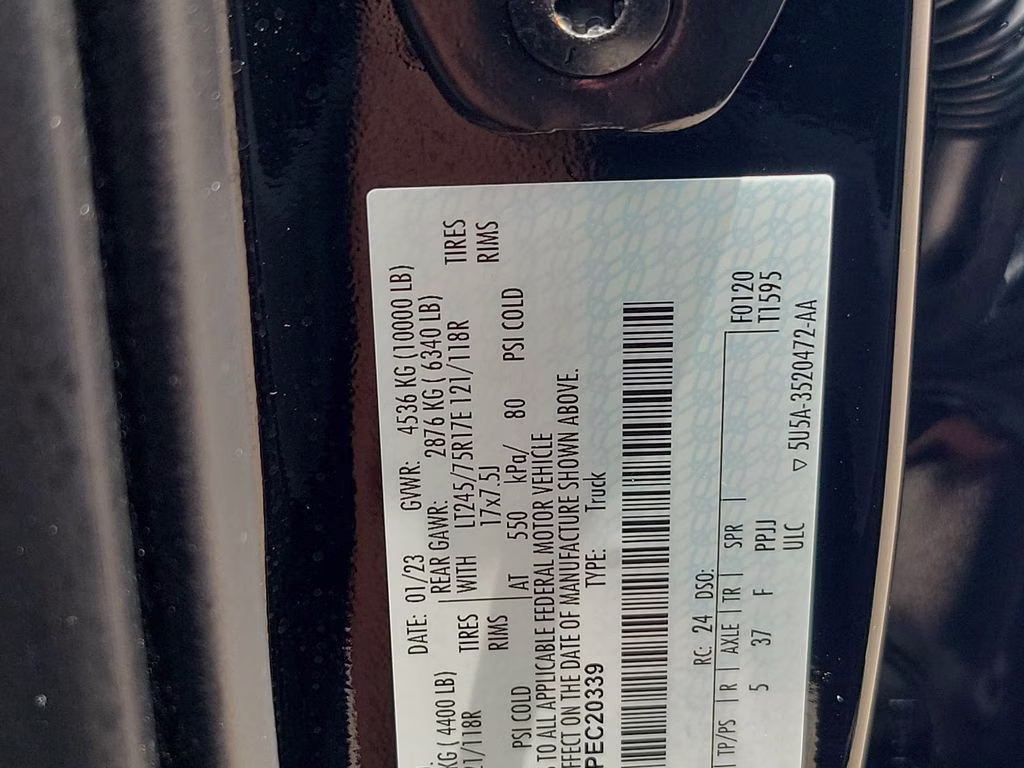 2023 Agate Black Metallic Ford Super Duty F-250 SRW XL 4X4 Truck