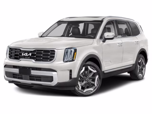 2025 Glacial White Pearl Kia Telluride S FWD SUV