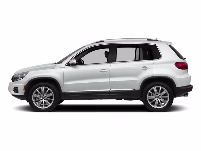 2016 Pure White Volkswagen Tiguan S FWD SUV