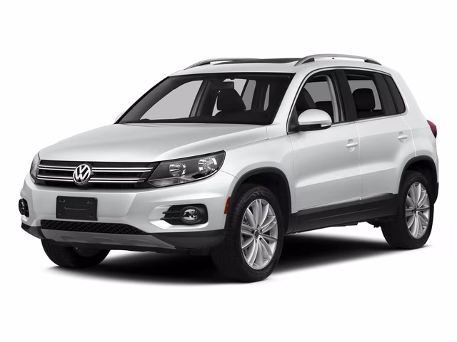 2016 Pure White Volkswagen Tiguan S FWD SUV