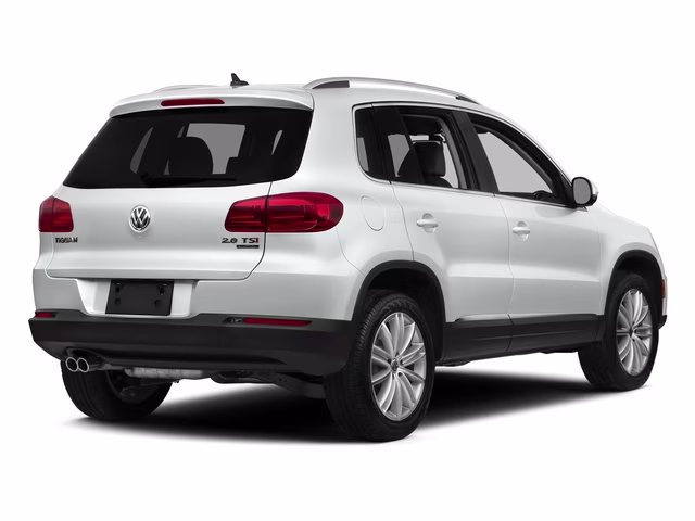 2016 Pure White Volkswagen Tiguan S FWD SUV