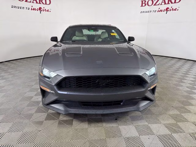 2021 Gray Metallic Ford Mustang EcoBoost Premium RWD Coupe