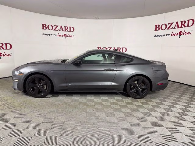 2021 Gray Metallic Ford Mustang EcoBoost Premium RWD Coupe