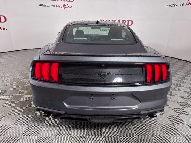2021 Gray Metallic Ford Mustang EcoBoost Premium RWD Coupe