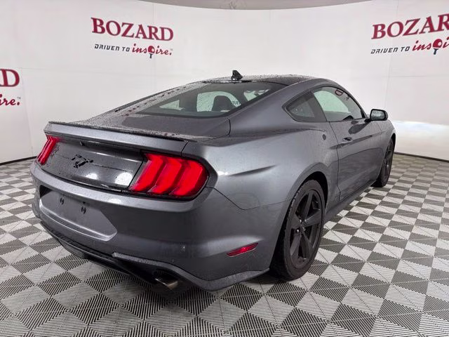 2021 Gray Metallic Ford Mustang EcoBoost Premium RWD Coupe