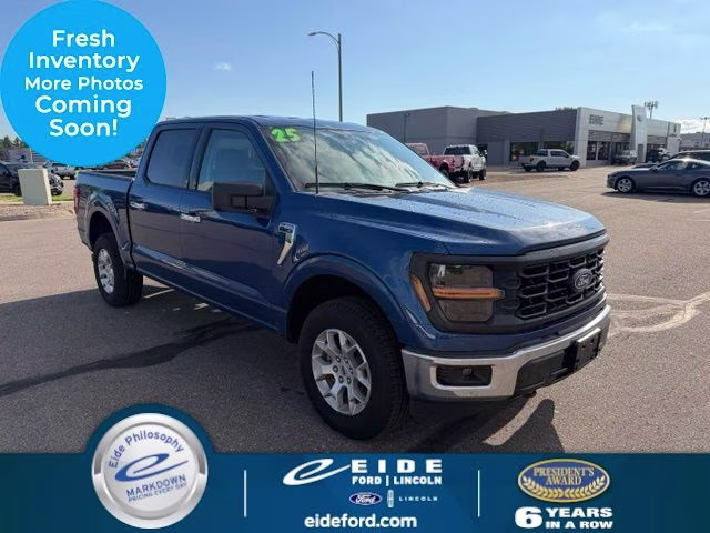 2025 Atlas Blue Metallic Ford F-150 XLT 4X4 Truck