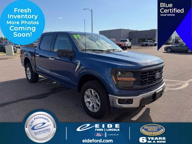 2025 Atlas Blue Metallic Ford F-150 XLT 4X4 Truck