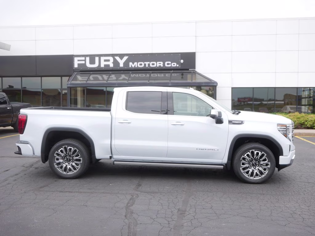 2026 Glacier White Tricoat GMC Sierra 1500 Denali Ultimate 4X4 Truck
