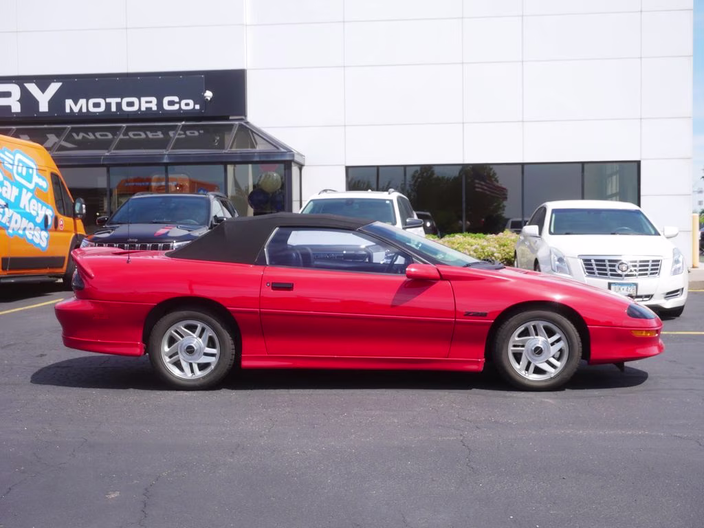 1995 Red Chevrolet Camaro Z28 RWD Convertible