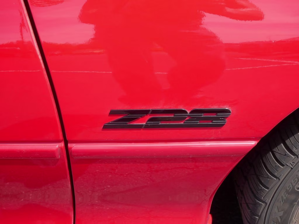 1995 Red Chevrolet Camaro Z28 RWD Convertible