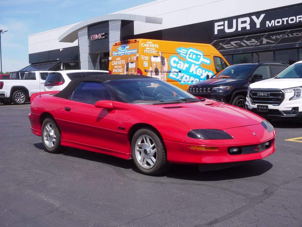 1995 Red Chevrolet Camaro Z28 RWD Convertible