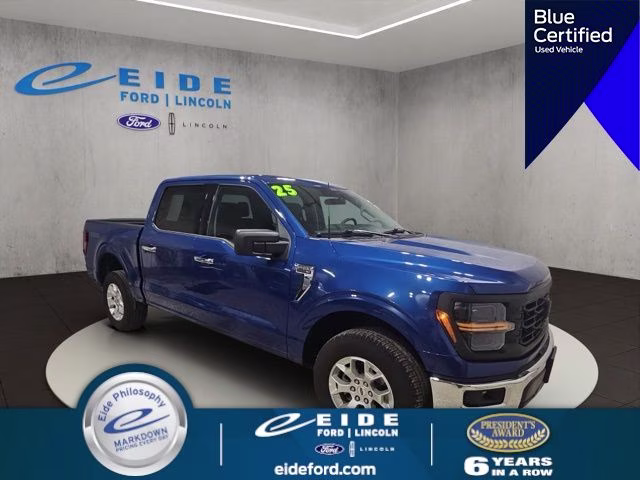 2025 Atlas Blue Metallic Ford F-150 XLT 4X4 Truck