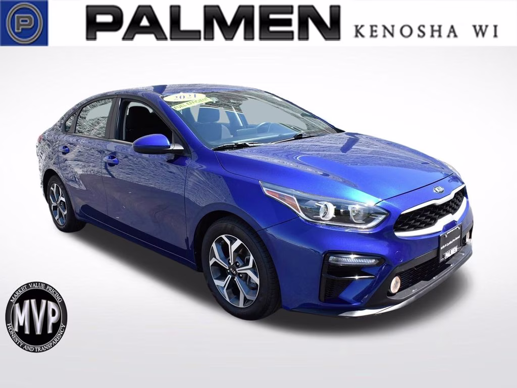 2021 Deep Sea Blue Kia Forte LXS FWD Sedan