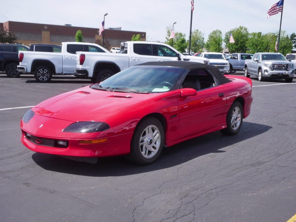 1995 Red Chevrolet Camaro Z28 RWD Convertible