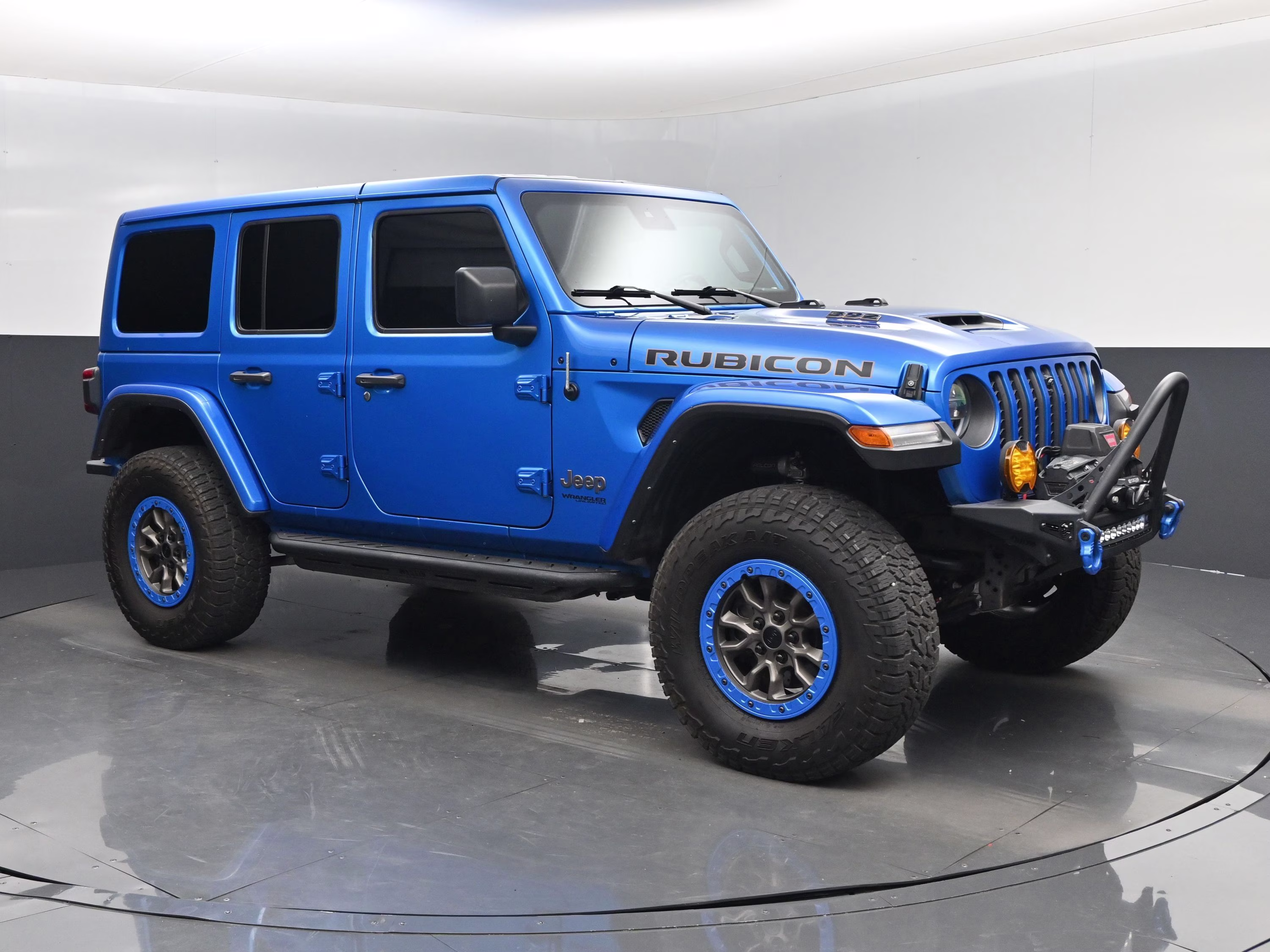 2022 Hydro Blue Pearl Coat Jeep Wrangler Unlimited Rubicon 392 4X4 SUV