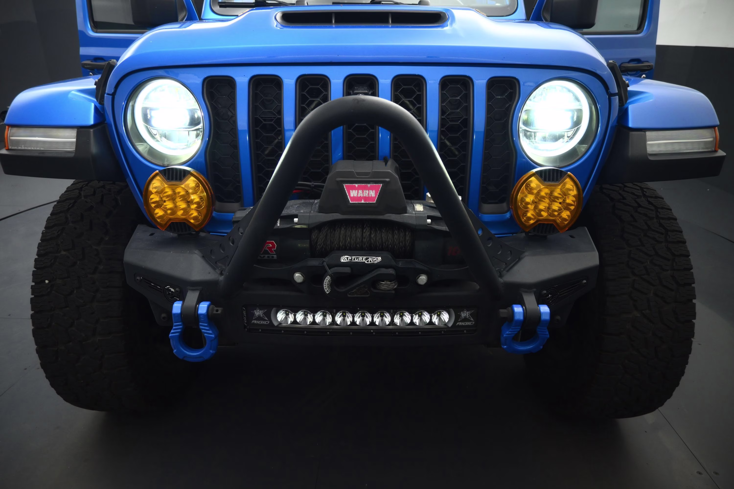 2022 Hydro Blue Pearl Coat Jeep Wrangler Unlimited Rubicon 392 4X4 SUV