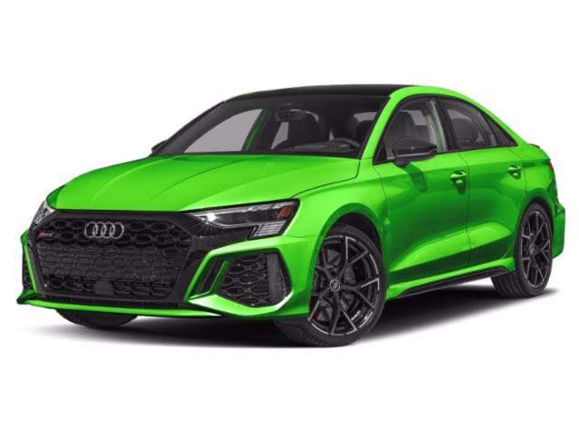 2024 Green Audi RS 3 2.5T AWD Sedan