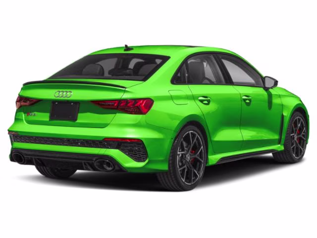 2024 Green Audi RS 3 2.5T AWD Sedan