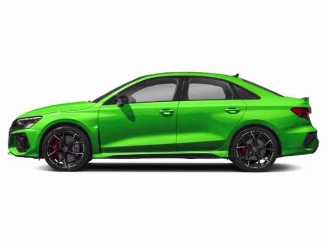 2024 Green Audi RS 3 2.5T AWD Sedan