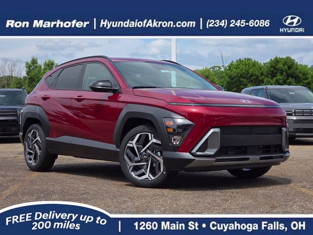 2026 Ultimate Red Metallic Hyundai Kona SEL Premium FWD SUV