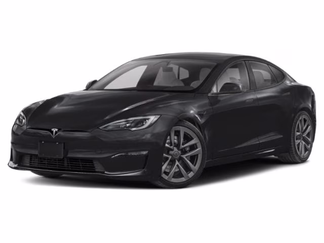 2023 Black Tesla Model S Standard Range AWD Hatchback