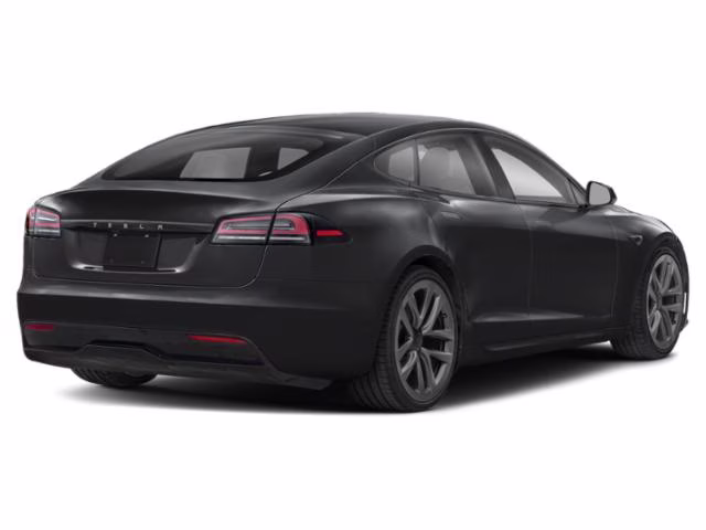2023 Black Tesla Model S Standard Range AWD Hatchback