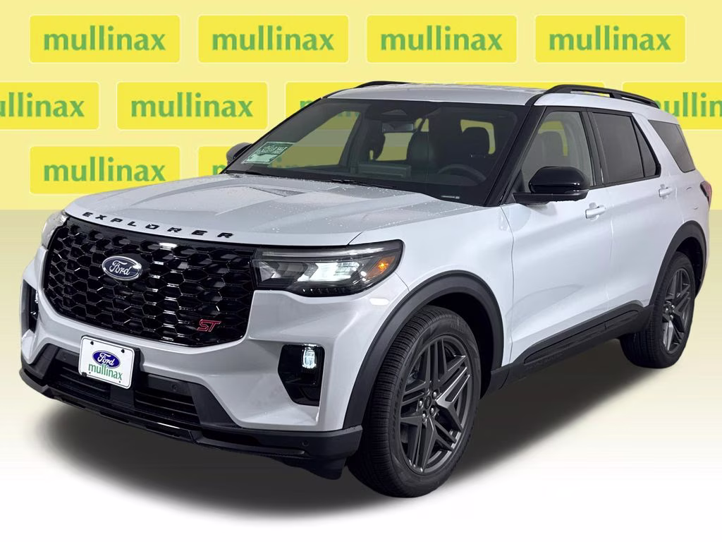 2026 Space White Metallic Ford Explorer ST 4X4 SUV