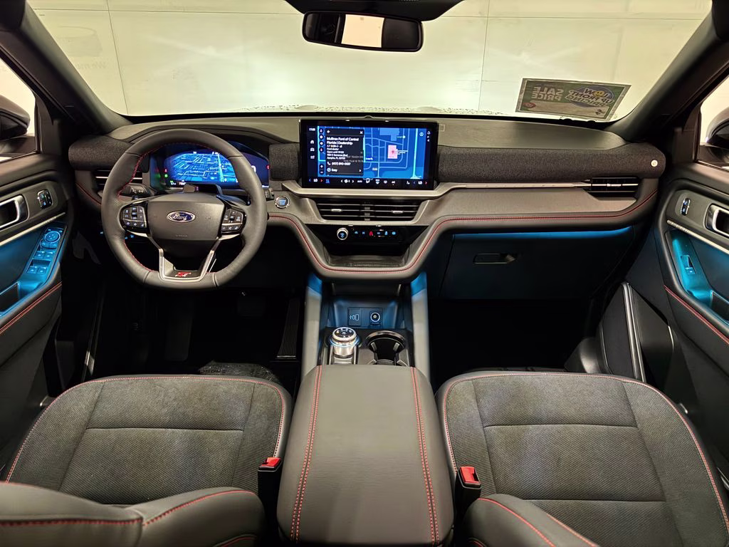 2026 Space White Metallic Ford Explorer ST 4X4 SUV