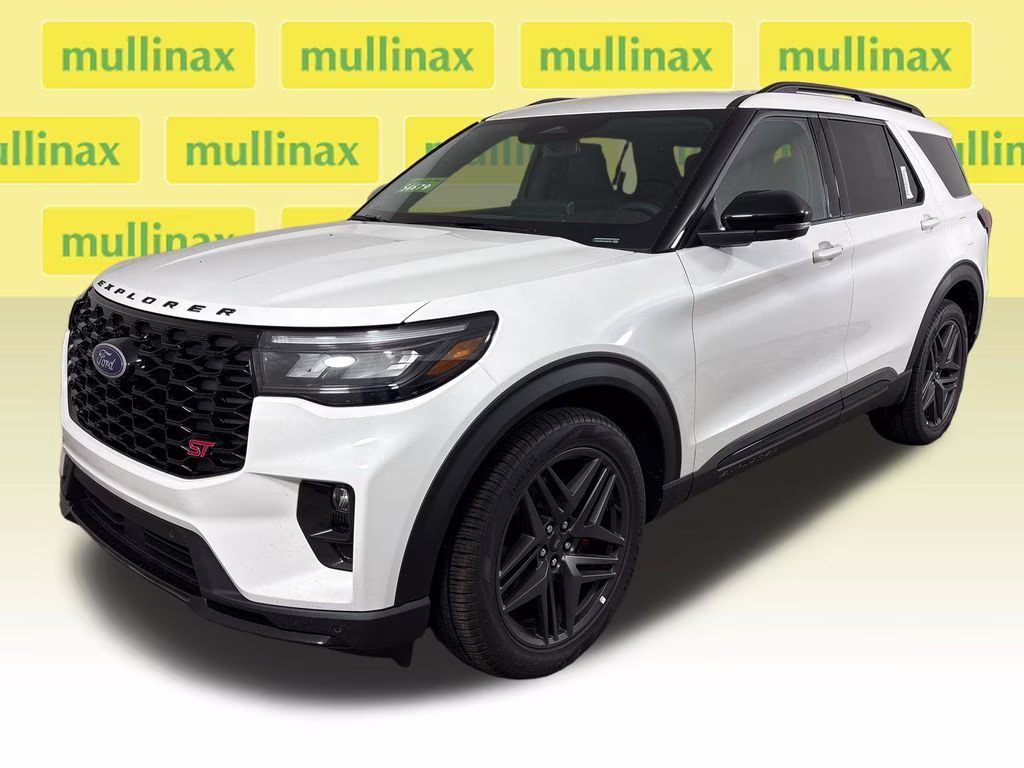 2026 White Metallic Ford Explorer ST 4X4 SUV