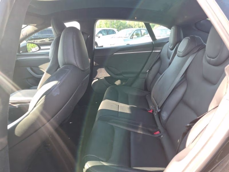 2023 Black Tesla Model S Standard Range AWD Hatchback