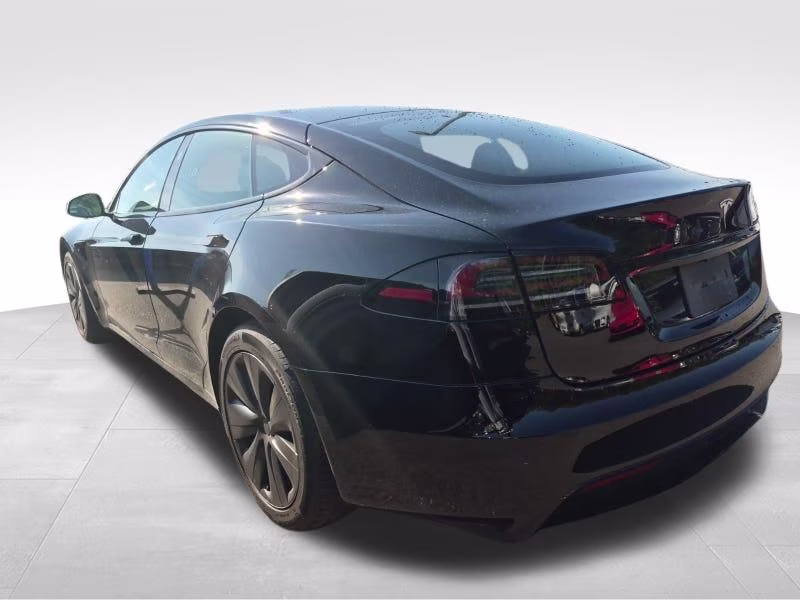 2023 Black Tesla Model S Standard Range AWD Hatchback
