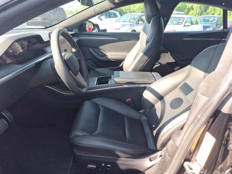 2023 Black Tesla Model S Standard Range AWD Hatchback